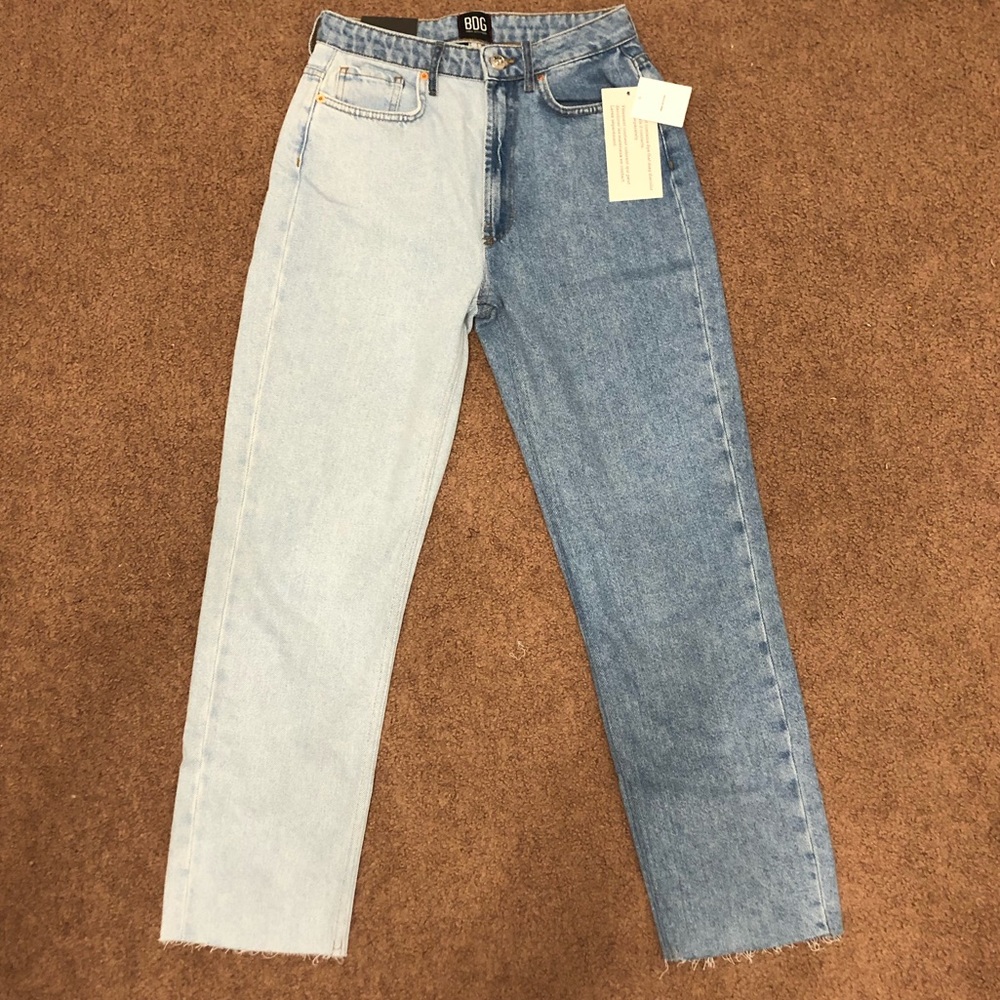 BDG two-tone slim straight jeans